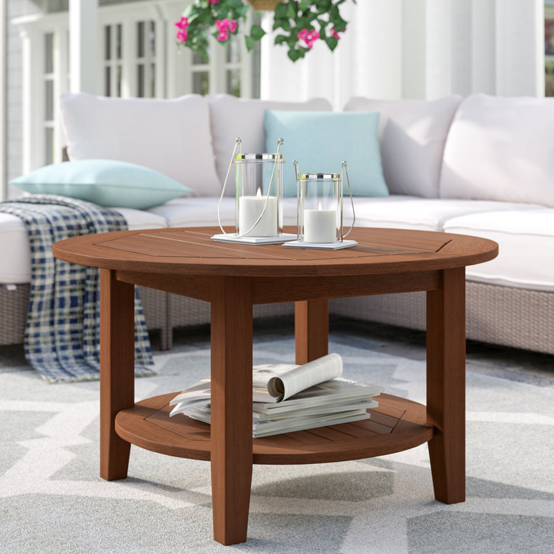 Three Posts Dowling Solid Wood Coffee Table & Reviews Wayfair